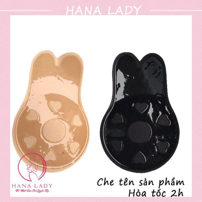 Miếng dán ngực tai thỏ - Dán ti nhủ hoa nâng ngực tạo khe cao cấp DT014