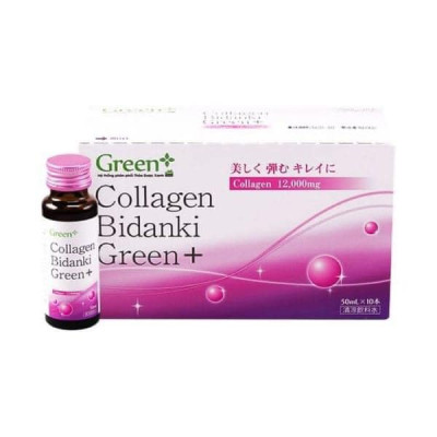 [Freeship Xtra] COLLAGEN Bidanki Green+ Nhật bản (dạng nước): Hấp Thụ Nhanh, Đẹp Da, Giữ Dáng, Hạn Chế Quá Trình Lão Hóa Da