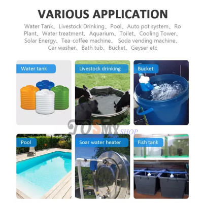 Van phao cơ nhựa thông minh thế hệ mới kèm co và băng tan phi 21mm (1/2 inch) 