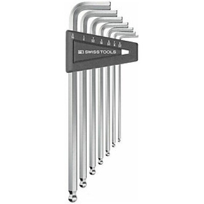 Bộ Lục Giác Hệ Inch 7 Cây Mạ Chrome Pb 212z.lh Pb Swiss Tools L60060 2689 - Hàng Chính Hãng 100% từ Thụy Sĩ