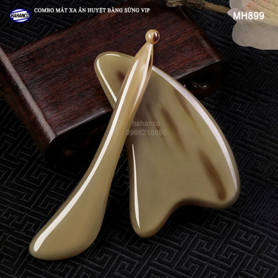 Combo Mát xa làm đẹp da bằng sừng Super VIP - Làm Mịn Da Mặt Và Toàn Thân/ giúp lưu thông khí huyết - MH899 - HAHANCO