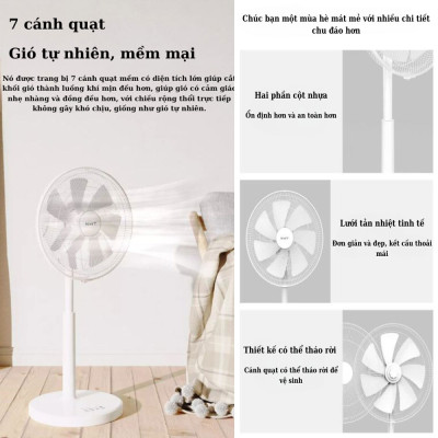 Quạt cây  xiaomi New Widetech WPF-14P7W - Hàng nhập khẩu