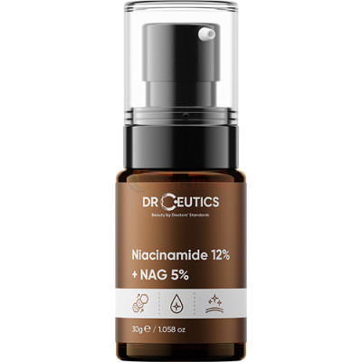 Tinh chất DrCeutics Niacinamide 12% + NAG 5% giúp cải thiện da xỉn màu và thu nhỏ lỗ chân lông (30g) - Hàng chính hãng