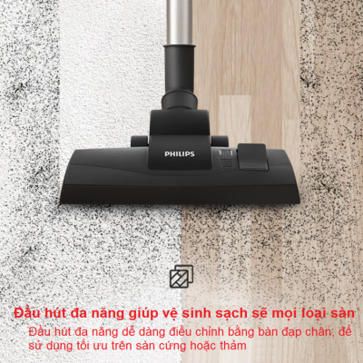 Máy hút bụi thương hiệu Philips XB2023/81, Serial 2000, công suất 1500W - Hàng Chính Hãng