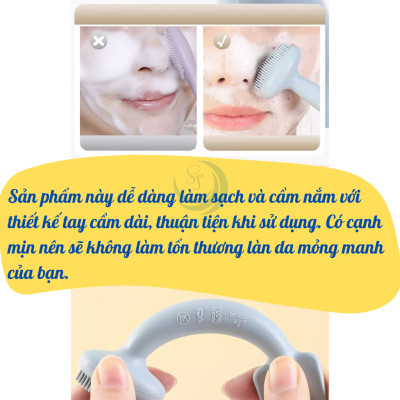 Cọ Đắp Mặt Nạ 2 Đầu Silicone – Làm Đẹp Thông Minh Cây Cọ Massage & Thoa Mặt Nạ 2 Trong 1 Cọ Silicone Đắp Mặt Nạ Đa Năng – Mềm Mại, Dễ Dùng Cọ Đắp Mask Chăm Sóc Da 2 Đầu – Tẩy Tế Bào Chết & Đắp Mask