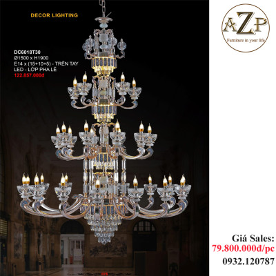 ĐÈN THẢ TRẦN (TAY) / ĐÈN TRANG TRÍ AZP-TT6018 phong cách Tân Cổ Điển, hàng nhập khẩu AZP