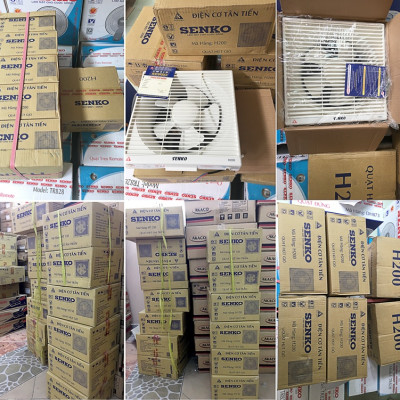 Quạt hút thông gió 2 chiều âm tường cao cấp Senko H200 35W (Hàng Chính Hãng)