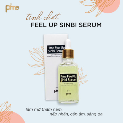 Tinh chất dưỡng trắng da Pime Feel Up Sinbi Serum 50ml