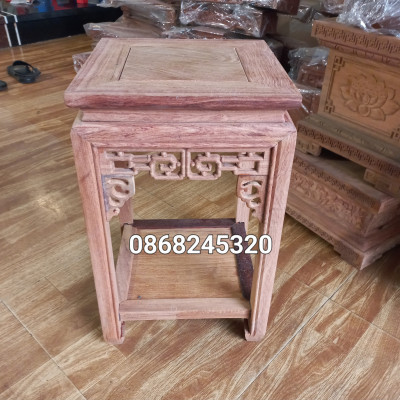 Đôn gỗ hương đá để đồ đa năng kt cao 60×30cm 