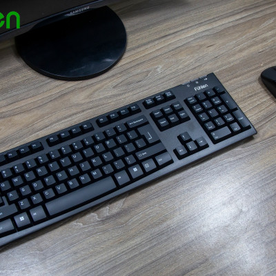Bộ phím chuột máy tính không dây Fuhlen A150g, BH 24 tháng, Tặng kèm pin- Hàng chính hãng