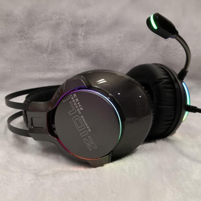 Tai nghe Gaming cao cấp ZIDLI ZH23 Mic 360 Ánh sáng Real RGB, Âm thanh vòm Sound 7.1 - Hàng Chính Hãng