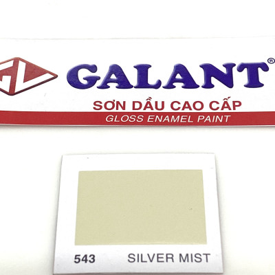 Sơn dầu Galant màu vàng Silver Mist 543 _ 0.8L