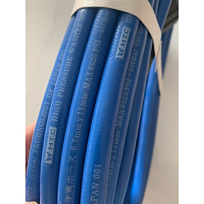 [Freeship]Dây xịt rửa xe HIỆU HTC LOẠI 30M, HTC6511-30W3 từ nhựa PVC-PU áp lực cao 420 bar( 6090PSI), ĐK 6.5*11mm, đầu nối ren 1.5x22mm