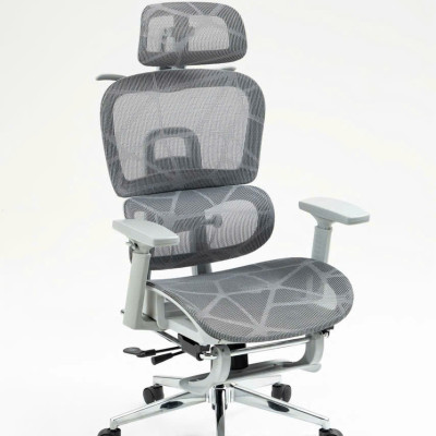 Ghế Công Thái Học Văn Phòng New Beginning NB900 – Ghế Xoay Lưng Lưới, Kèm Tựa Đầu, Tay Đa Năng