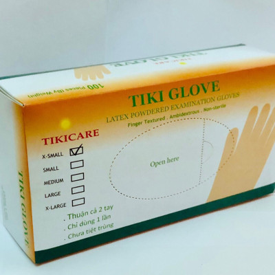Găng Tay Cao Su Y Tế - Bao Tay Y Tế Có Bột An Toàn Nhiều Size (Hộp 100c)