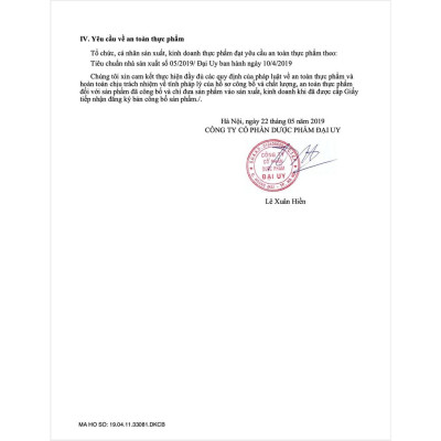 Ích Mẫu Đại Uy (Hộp 10 viên x 2 vỉ)