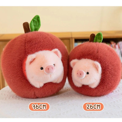 Thú nhồi bông heo trong quả cute - Size 20 đến 35cm - Quà tặng gấu bông xinh xắn êm mịn.
