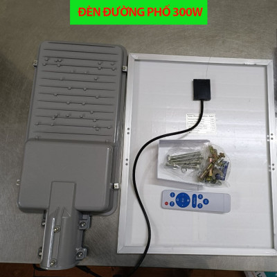 ĐÈN NĂNG LƯỢNG MẶT TRỜI, ĐÈN ĐƯỜNG 300W.