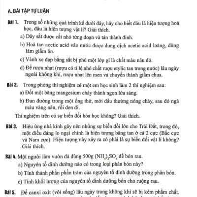 Sách - 500 Bài Tập Hóa Học Trung Học Cơ Sở (Dùng Cho Các Bộ SGK Hiện Hành)