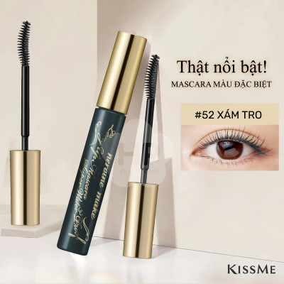 Mascara Nâng Cao Nâng Cong Và Dài Mi Tối Đa Bền Màu Kissme Heroine Make (Màu Xám Tro)
