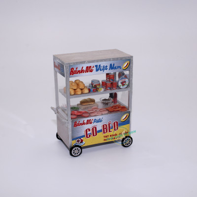 MÔ HÌNH TỰ LẮP RÁP DIY SÀI GÒN XƯA VÀ NAY - XE BÁNH MÌ VIỆT NAM - HR13