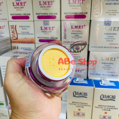 Kem LMEI Linh Chi - Đông Trùng - Collagen 25g - Dưỡng Trắng - Chống Lão Hóa - Giảm Nếp Nhăn - Ngừa Thâm Nám