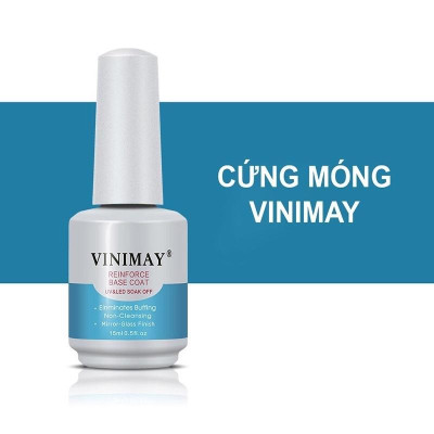 [Loại Rẻ Cho Học Viên] Bộ Vinimay Base Top Cứng Móng Kiềm Dầu, Top Loang Top Lỳ Top Bóng Top Kim Cương, Tạo Độ Bóng Cho Móng Chai 15ml Làm Nail