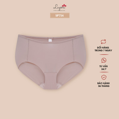 Quần Lót Nữ Tàng Hình Cạp Cao Luperi LU3QL754 Không Đường May Mềm Mịn, Co Giãn, Không Lằn Mông, Kháng Khuẩn, Khử Mùi Tốt