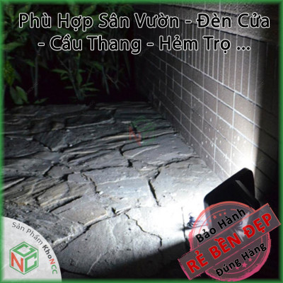 (Tiết Kiệm) Đèn Năng Lượng Mặt Trời KhoNCC Hàng Chính Hãng - Chiếu Sáng Sân Vườn - Hẻm Trọ - Cầu Thang - Tiết Kiệm Điện - Thân Thiện Môi Trường - KLM-DNLMT5M