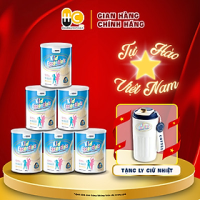 Combo 6 Lon Sữa Kid Essentials Cho Trẻ Biếng Ăn, Chậm Tăng Cân 800g - Bao Bì Mới [NHẬP KHẨU CHÍNH HÃNG]