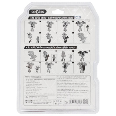 Đồ Chơi Robot Biến Hình Khủng Long Săn Mồi - Cresta DK81226