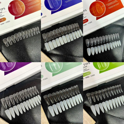 Móng Úp Vinimay Hộp 552 Móng Form Bầu Nhọn Đục Làm Nail Dài Ngắn Đủ 12 Size Siêu Dẻo Tiện Lợi Nữ Women