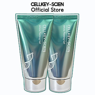 Combo 2 Tẩy Da Chết Mặt Tế Bào Gốc Thực Vật Lành Tính Làm Sạch Sâu Dịu Nhẹ Dưỡng Ẩm Sáng Da Cho Da Dầu Mụn Nhạy Cảm Cellkey-Scien White Peeling Gel (160ml)