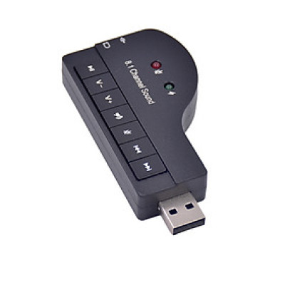 SOAIY Usb sound 8.1 âm thanh sống động - HIFI Magic Voice 8.1 CH - Hàng Nhập Khẩu