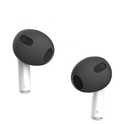 Cặp vỏ bọc nút tai nghe bằng silicon mềm chống trượt cho Airpods 3 - Hàng Chính Hãng