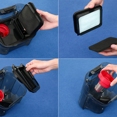 Máy Hút Bụi Dạng Hộp Panasonic MC-CL607RN49 - Công suất 2100W - Công nghệ gió xoáy cực đại - Bộ lọc HEPA lưới lọc hiện đại - Sán xuất tại Malaysia - Hàng chính hãng - Bảo hành 12 tháng chính hãng