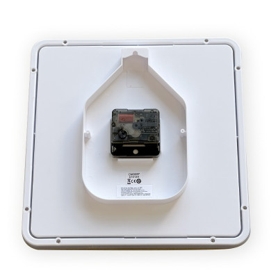 Đồng hồ treo tường Nhật Bản Rhythm CMG597NR04- Kt 25.2 x 25.2 x 4.3cm, 500g Vỏ nhựa. Dùng Pin.