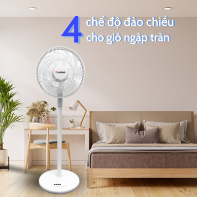 Quạt năng lượng mặt trời Rapido RSF-30 chính hãng, bảo hành toàn quốc, thời gian sử dụng 26 tiếng liên tục khi đầy pin - Hàng chính hãng