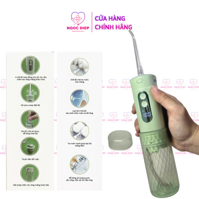 Máy tăm nước cầm tay OROMI VTM-5031 chống thấm nước IPX7 - Vệ sinh răng miệng công nghệ mới