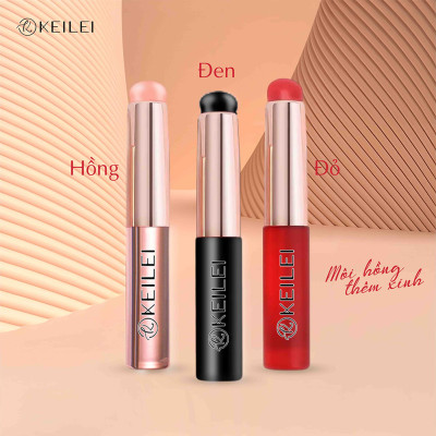 Cọ Trang Điểm Môi Đầu Silicon Thương Hiệu Keilei - Cho Màu Tự Nhiên & Không Nhòe & Gọn Nhẹ Tiện Dụng