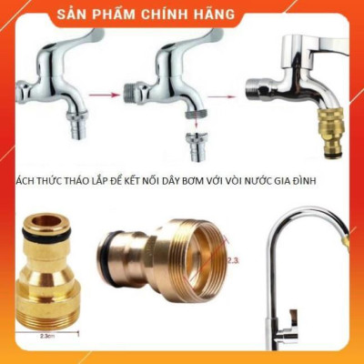 ️ Bộ dây vòi xịt nước rửa xe, tưới cây , tăng áp 3 lần, loại 7m, 10m 206236 đầu đồng,cút đồng+ đai .