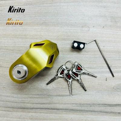 Khoá đĩa xe máy chống trộm, báo động Kirito cao cấp