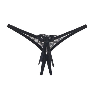 Quần lọt khe đan dây sau lưng siêu phẩm - Đen