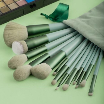 Bộ Cọ Trang Điểm 13 Chi Tiết Nhỏ Gọn - Giao màu ngẫu nhiên