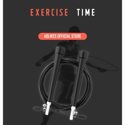 Dây nhảy thể dục AOLIKES A-3201 tập thể lực lõi thép cao cấp sport jump rope