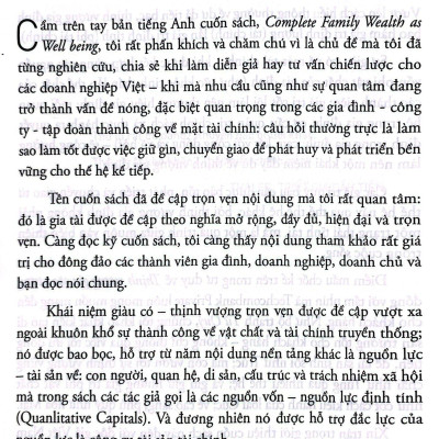 Thịnh Vượng Gia Tộc ( Bìa Mềm)