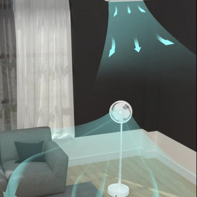 Quạt Tích Điện Để Bàn Xiaomi 3life 008 Sử Dụng 6-24 Giờ Liên Tục Tùy Cấp Độ Gió - Hàng Nhập Khẩu