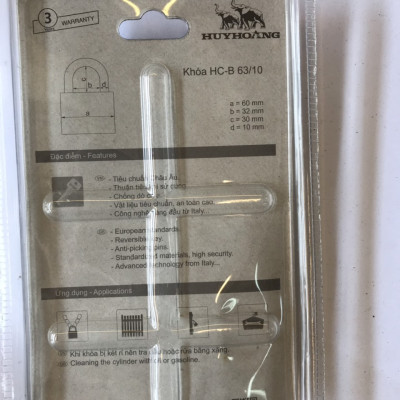 Khóa đồng Huy Hoàng con voi cầu 10