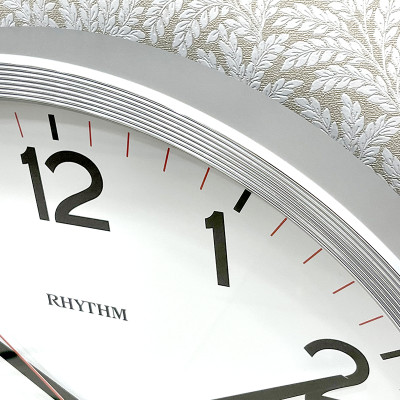 Đồng hồ treo tường Nhật Bản Rhythm CMG852NR19 Kt 42.0 x 4.0cm, 1.45kg Vỏ nhựa. Dùng Pin