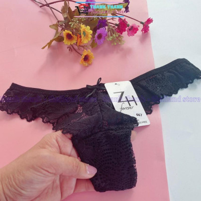 Quần lọt khe nữ Thái Lan ZH 667 free size L, chất ren mềm mại, co giản 4 chiều, mặc thoải mái